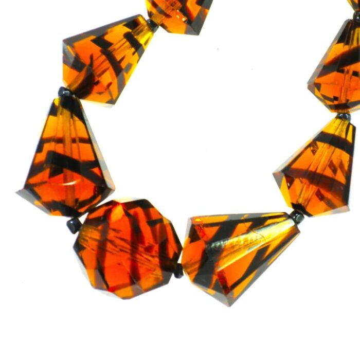 1910s edwardian tiger crystal necklace 7834