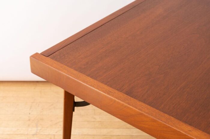 1950s edmond spence walnut dining table 4326