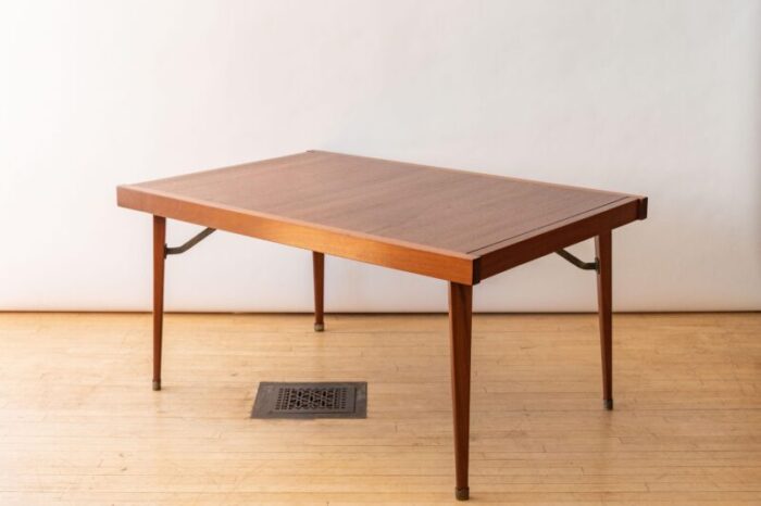 1950s edmond spence walnut dining table 5077