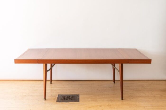 1950s edmond spence walnut dining table 7518