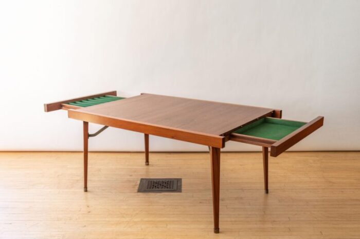 1950s edmond spence walnut dining table 8043