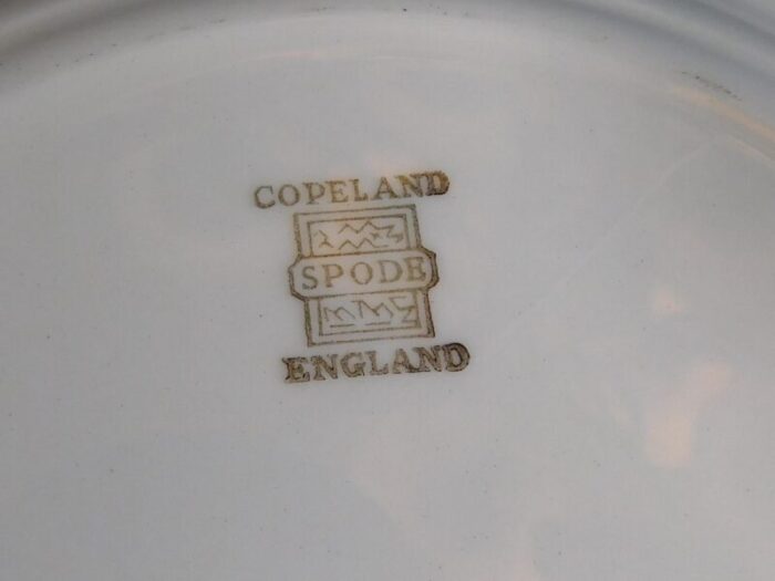 1950s spode copeland salad plate in chelsea wicker 6799