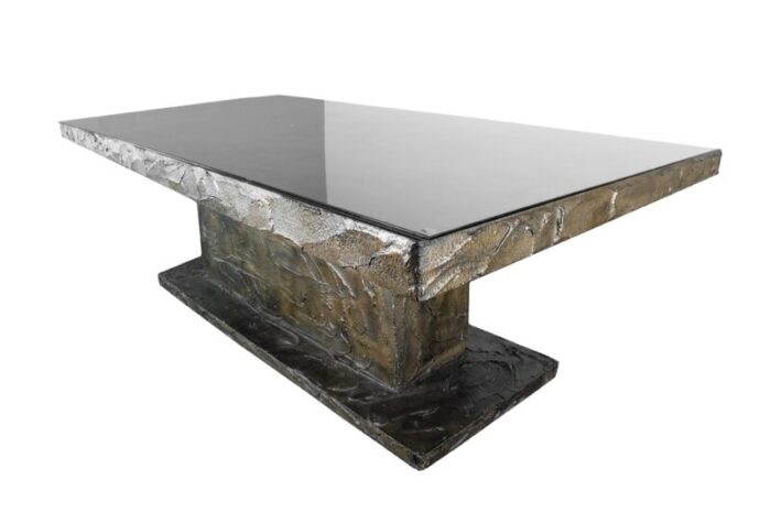 1970s paul evans brutalism bronze dining table 4567