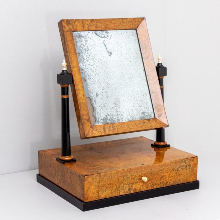 19th century biedermeier vanity mirror 1