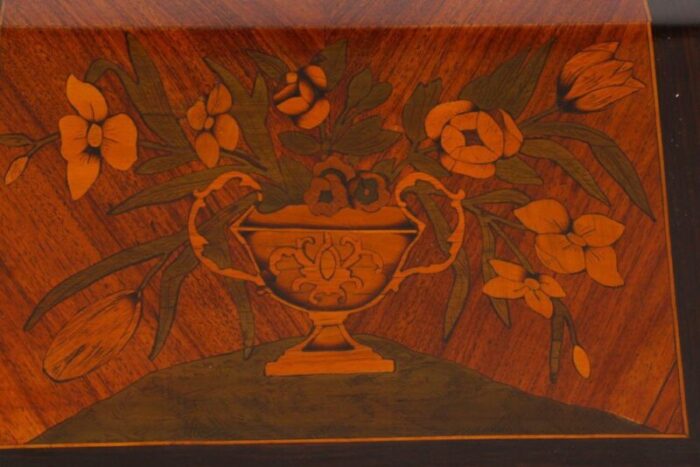 19th century french marquetry and ormolu stationary box 3