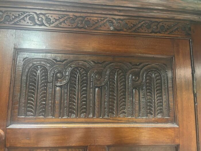 19th century hand carved antique cabinet 1793