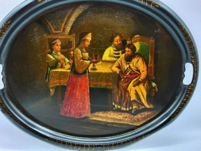 19th century russian imperial tray by vyshniakov tray 5