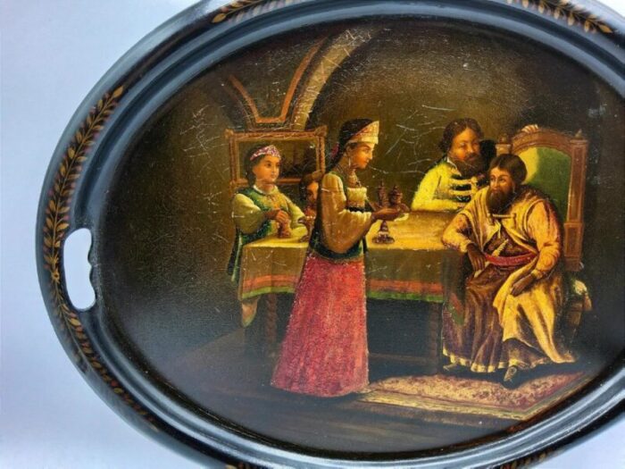 19th century russian imperial tray by vyshniakov tray 6