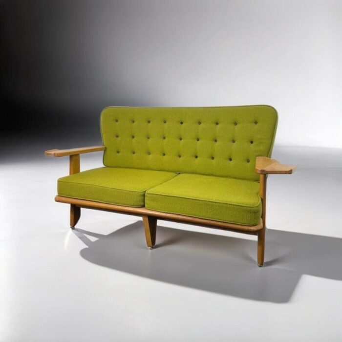 2 seater sofa attributed to guillerme and jacques chambron 1960s 5362