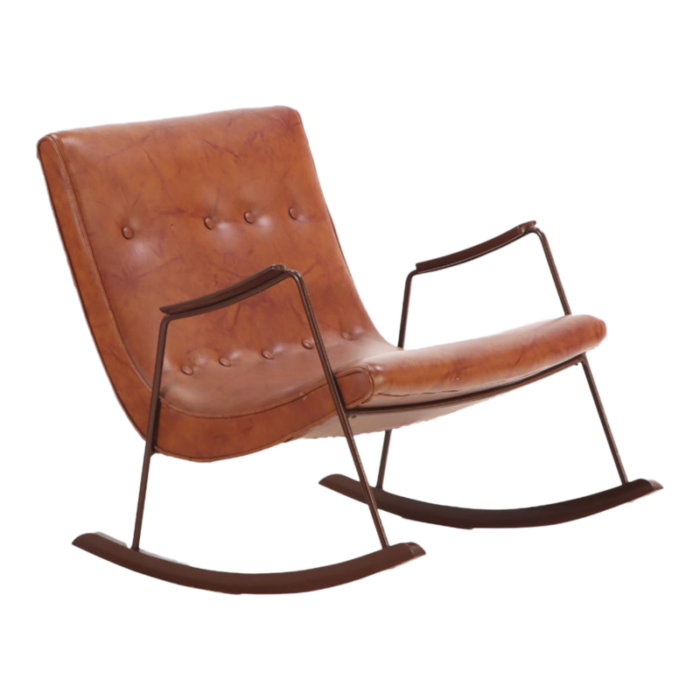 a mid century modern ozzy rocking chair by milo baughman for thayer coggin 8941