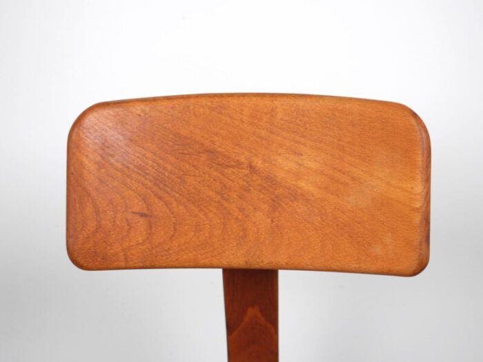 adjustable architects chair in beech 1940s 0488