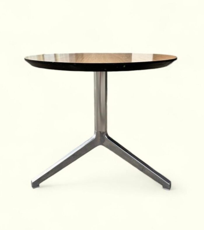 aluminium and veneer coffee table by jorge pensi for pedrali 2001 6045