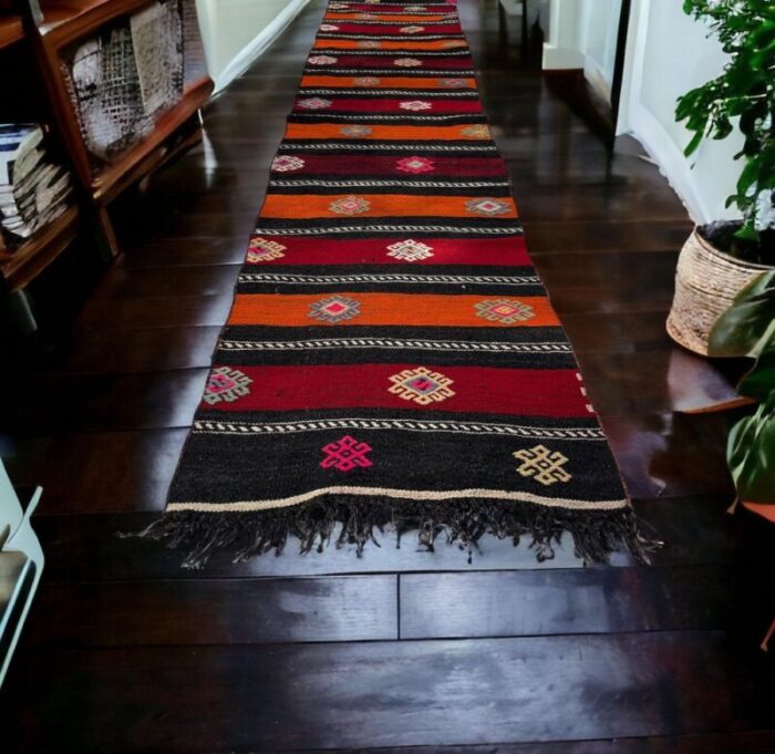 anatolian turkish traditional kilim runner 3