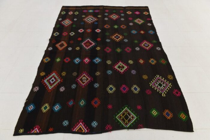 anatolian wool kilim rug 1