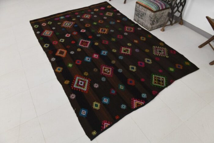 anatolian wool kilim rug 2