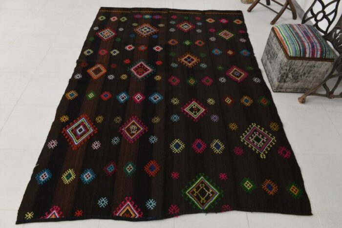 anatolian wool kilim rug 3