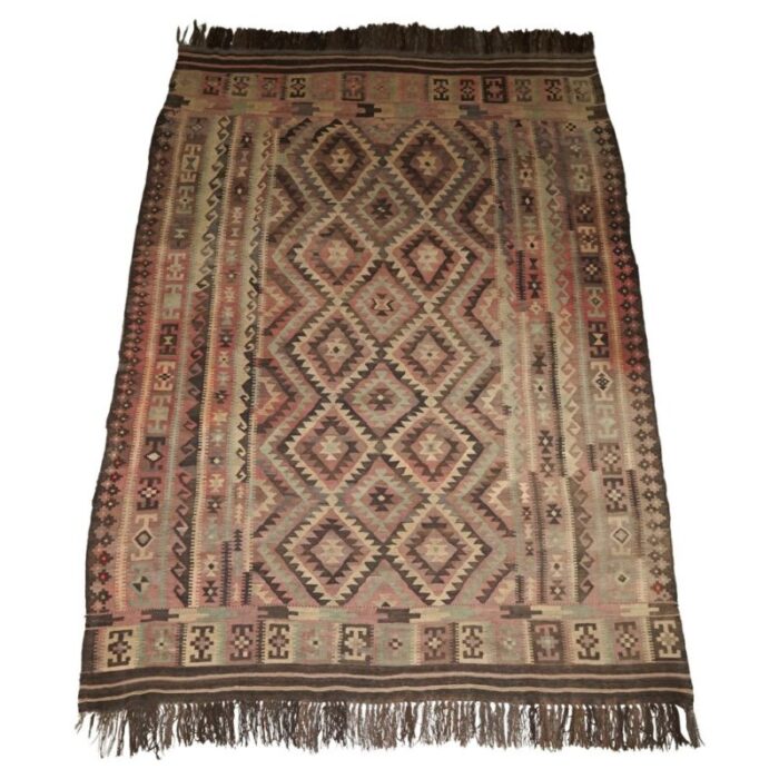 antique aztec kilim rug from libertys london 1989 1