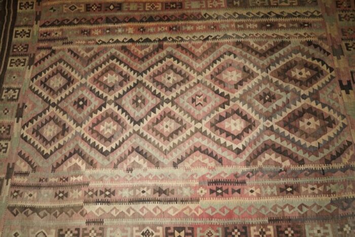 antique aztec kilim rug from libertys london 1989 10