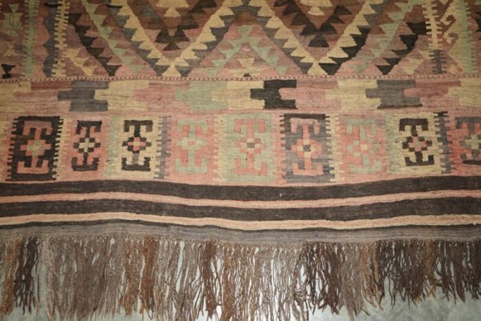 antique aztec kilim rug from libertys london 1989 15