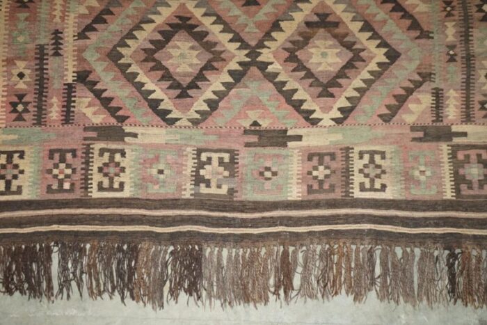 antique aztec kilim rug from libertys london 1989 8