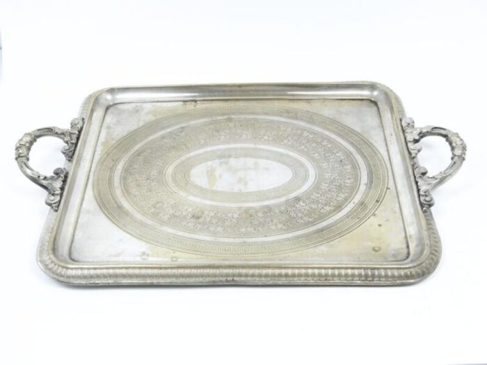 antique polish guilloshed tray from bros buch 1890s 1