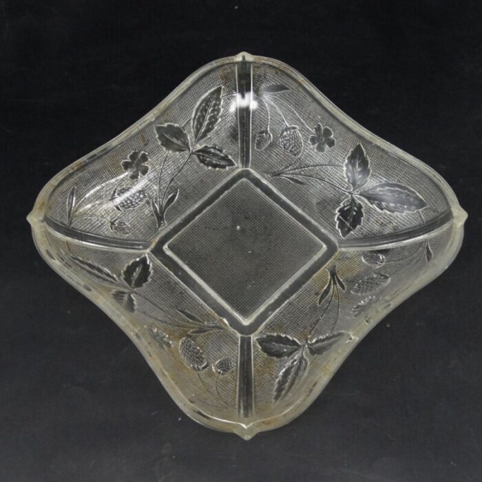 art deco bowl attributed to hortensja glassworks 1950s 4