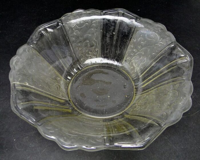 art deco bowl attributed to krosno glassworks 1