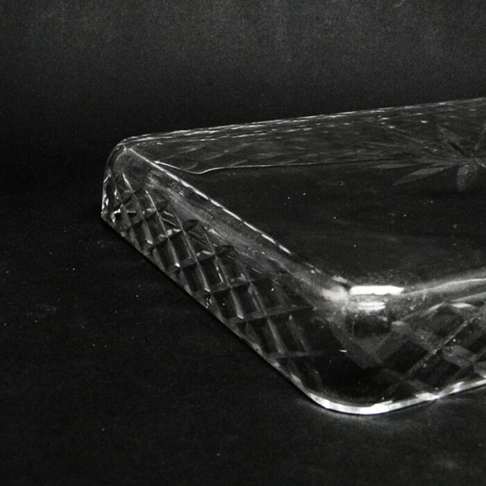 art deco german crystal tray 1930s 2