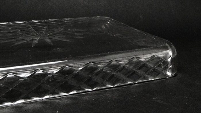 art deco german crystal tray 1930s 3