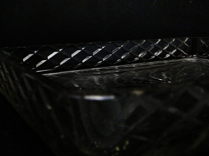 art deco german crystal tray 1930s 8