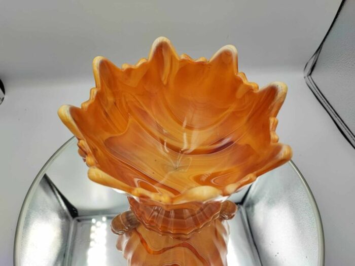 art deco glass cake stand from united glassware sts abel 1930s 6