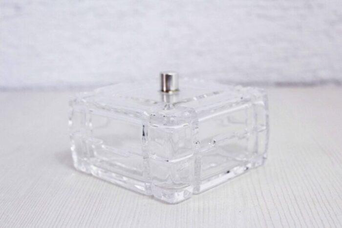 art deco italian crystal jewelry box 1970s 3