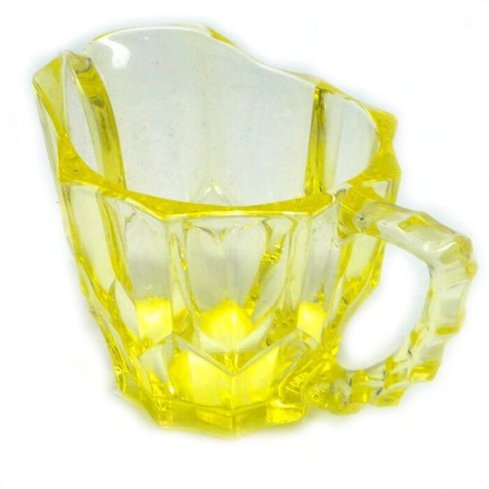 art deco milk jug from hortensja glassworks poland 1950s 5