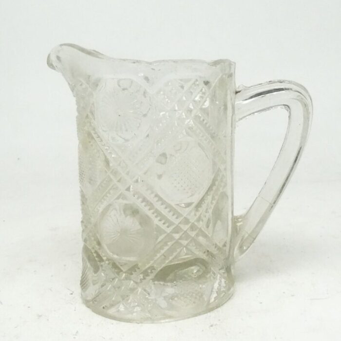 art deco milk jug from zabkowice glassworks poland 1950s 1 1