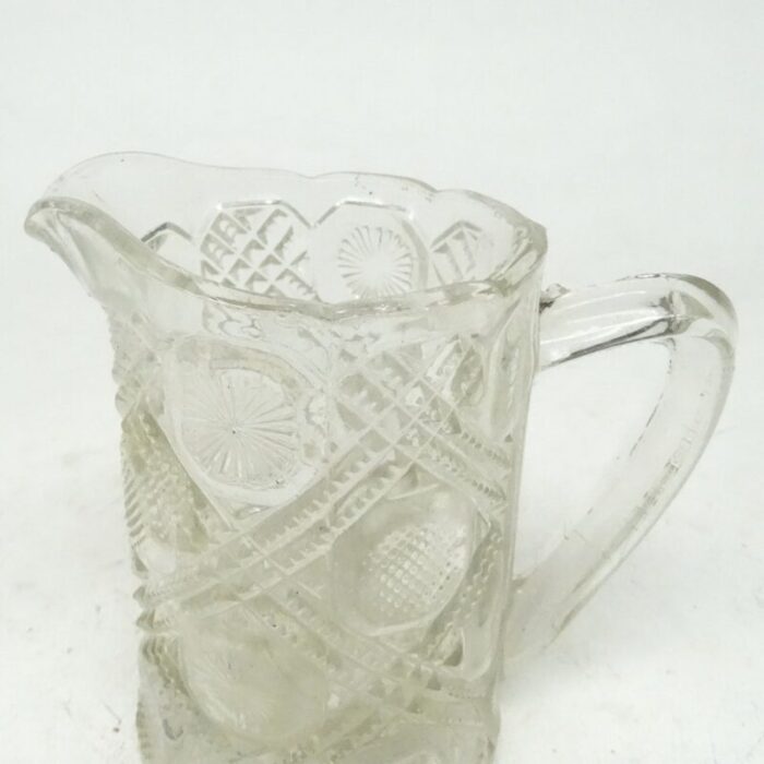 art deco milk jug from zabkowice glassworks poland 1950s 4 1