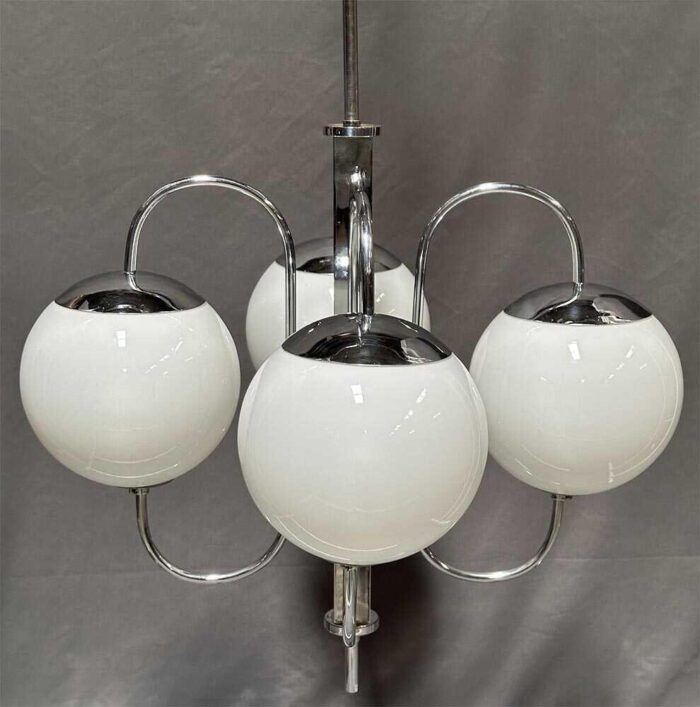 art deco nickel chandelier 1930s 8244 scaled