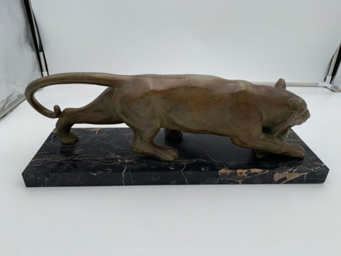 art deco panther in bronze france 1930s 11