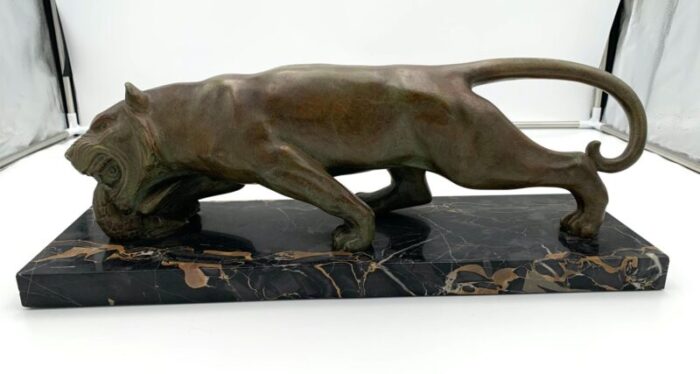 art deco panther in bronze france 1930s 4