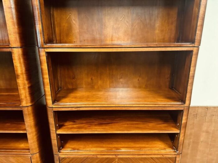 art deco stackable bookcase in the style of globe wernicke 3447