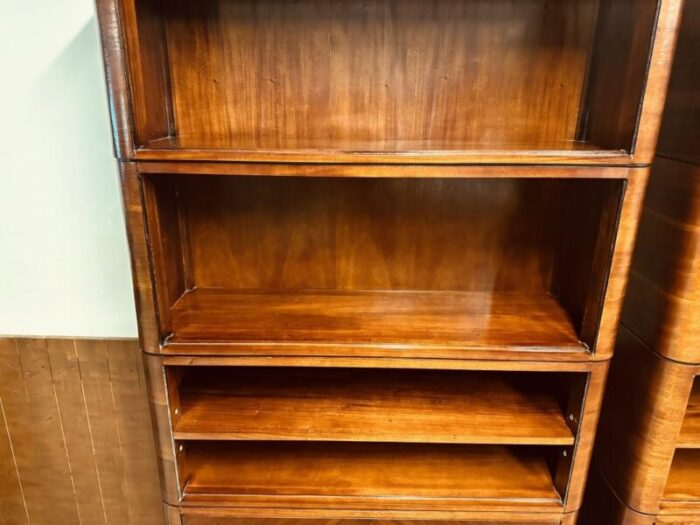 art deco stackable bookcase in the style of globe wernicke 9242