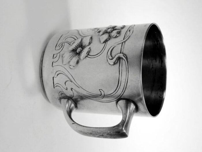 art nouveau cup from plewkiewicz poland 1900s 7