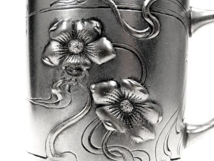 art nouveau cup from plewkiewicz poland 1900s 9