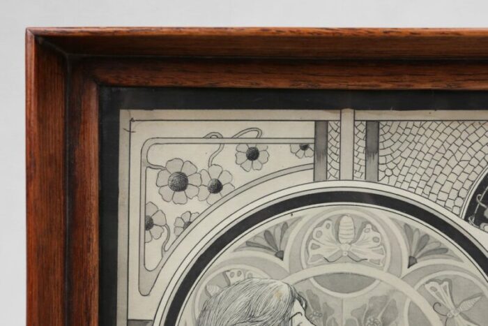 art nouveau serving tray 1924 6