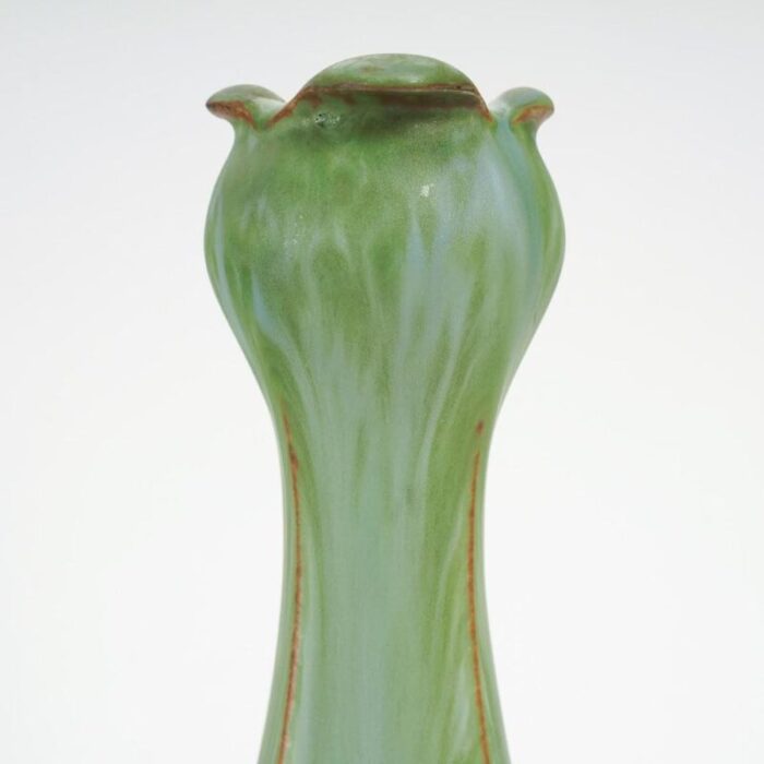 art nouveau vase in stoneware and gilt bronze by paul lack 2