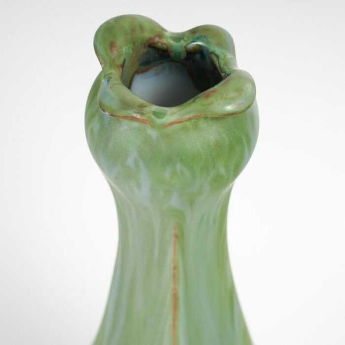 art nouveau vase in stoneware and gilt bronze by paul lack 7