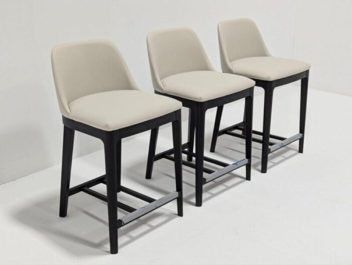 becky bar stools from pacini and cappellini set of 3 8076