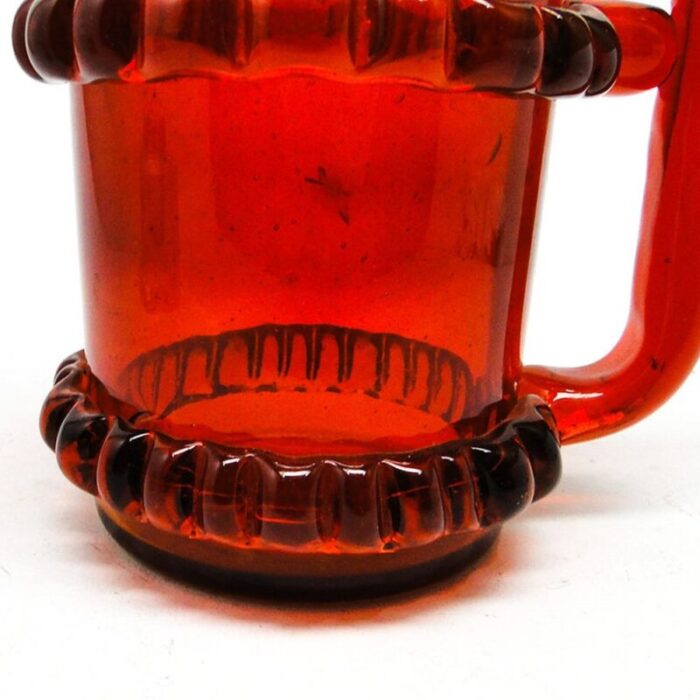 beer cup by j sluczan orkusz for krakow institute of glass poland 1970s 4 1