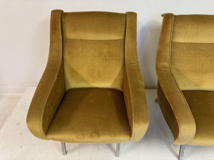 belgian armchairs 1960s set of 2 1128