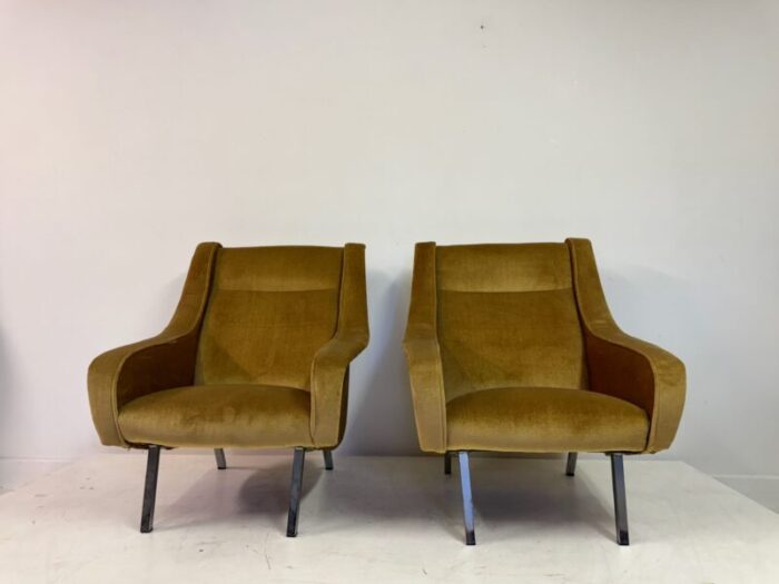 belgian armchairs 1960s set of 2 3163