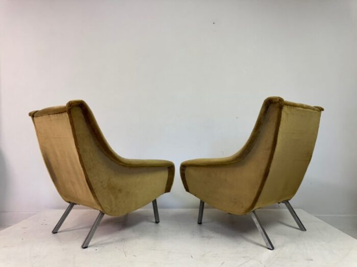 belgian armchairs 1960s set of 2 3554